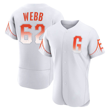 Authentic Logan Webb Men's San Francisco Giants White 2021 City Connect Jersey