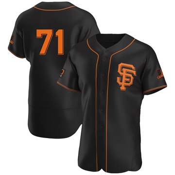 Authentic Wilkin Ramos Men's San Francisco Giants Black Alternate Jersey