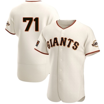 Authentic Wilkin Ramos Men's San Francisco Giants Cream Home Jersey