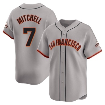 Limited Kevin Mitchell Men's San Francisco Giants Gray Away Jersey
