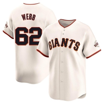 Limited Logan Webb Men's San Francisco Giants Cream Home Jersey