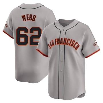 Limited Logan Webb Men's San Francisco Giants Gray Away Jersey