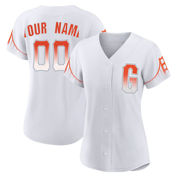 Replica Custom Women's San Francisco Giants White 2021 City Connect Jersey