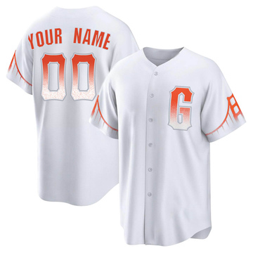 Replica Custom Youth San Francisco Giants White 2021 City Connect Jersey
