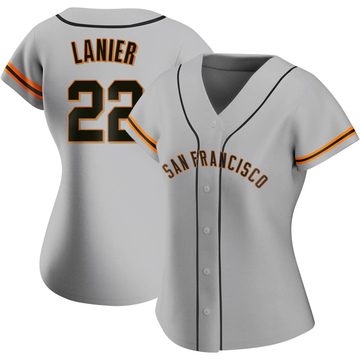 Replica Hal Lanier Women's San Francisco Giants Gray Road Jersey