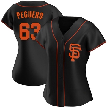 Replica Joel Peguero Women's San Francisco Giants Black Alternate Jersey