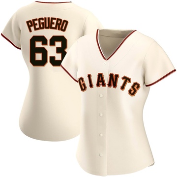 Replica Joel Peguero Women's San Francisco Giants Cream Home Jersey