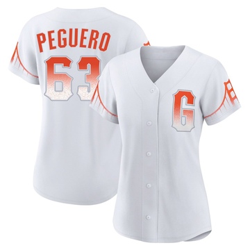Replica Joel Peguero Women's San Francisco Giants White 2021 City Connect Jersey