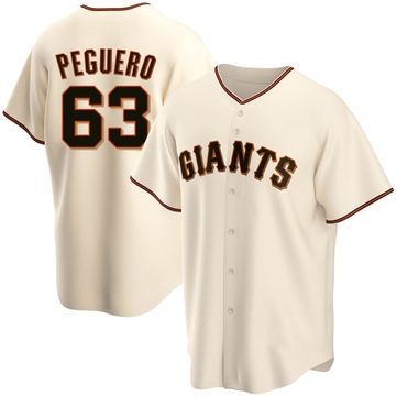 Replica Joel Peguero Youth San Francisco Giants Cream Home Jersey