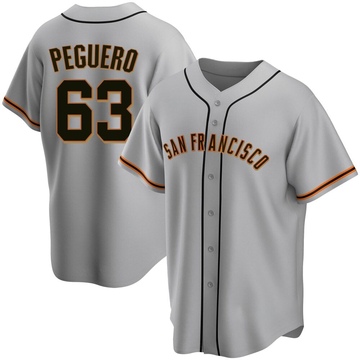 Replica Joel Peguero Youth San Francisco Giants Gray Road Jersey