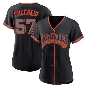 Replica Joey Lucchesi Women's San Francisco Giants Black Alternate Jersey