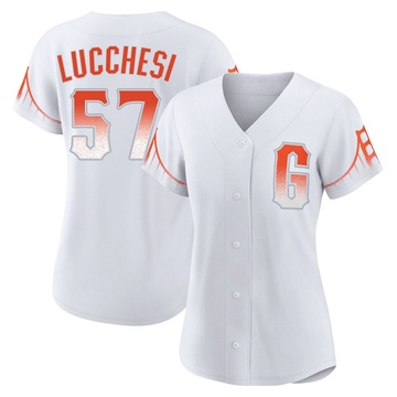 Replica Joey Lucchesi Women's San Francisco Giants White 2021 City Connect Jersey