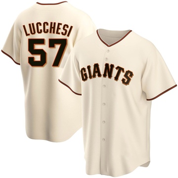 Replica Joey Lucchesi Youth San Francisco Giants Cream Home Jersey