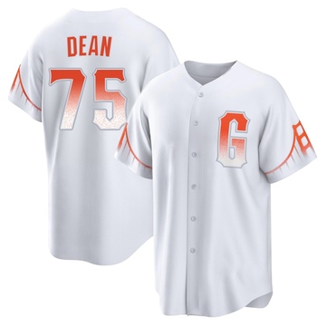 Replica Justin Dean Men's San Francisco Giants White 2021 City Connect Jersey