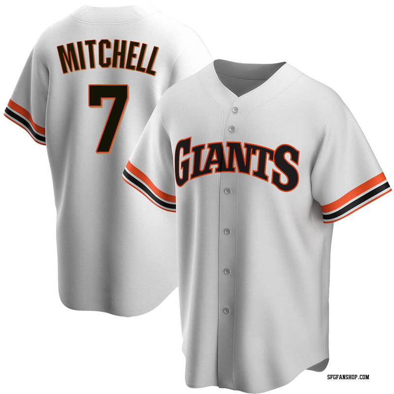 Replica Kevin Mitchell Men's San Francisco Giants White Home Cooperstown Collection Jersey