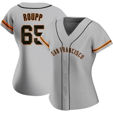 Replica Landen Roupp Women's San Francisco Giants Gray Road Jersey