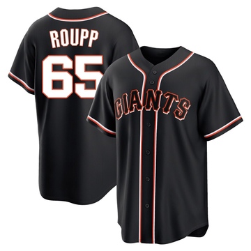Replica Landen Roupp Youth San Francisco Giants Black Fashion Out Jersey
