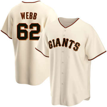 Replica Logan Webb Men's San Francisco Giants Cream Home Jersey