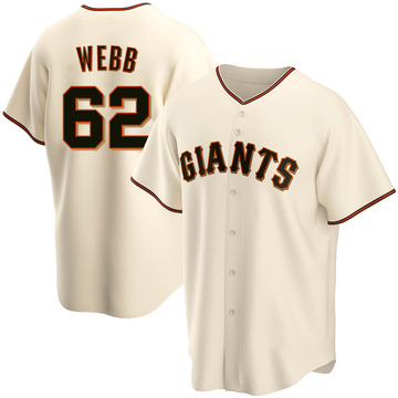 Replica Logan Webb Youth San Francisco Giants Cream Home Jersey
