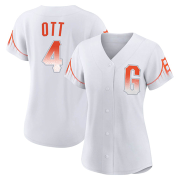 Replica Mel Ott Women's San Francisco Giants White 2021 City Connect Jersey