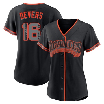 Replica Rafael Devers Women's San Francisco Giants Black Alternate Jersey
