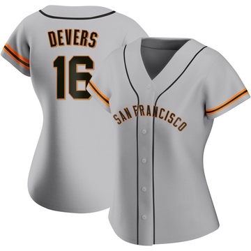 Replica Rafael Devers Women's San Francisco Giants Gray Road Jersey