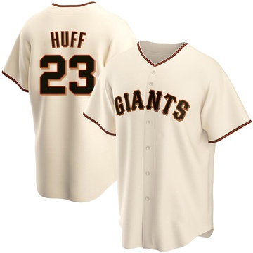 Replica Sam Huff Youth San Francisco Giants Cream Home Jersey