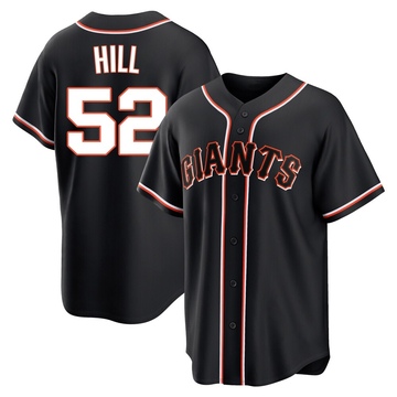 Replica Turner Hill Men's San Francisco Giants Black Fashion Out Jersey