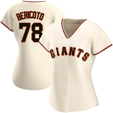 Replica Victor Bericoto Women's San Francisco Giants Cream Home Jersey