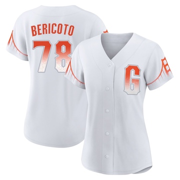 Replica Victor Bericoto Women's San Francisco Giants White 2021 City Connect Jersey