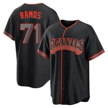 Replica Wilkin Ramos Men's San Francisco Giants Black Alternate Jersey