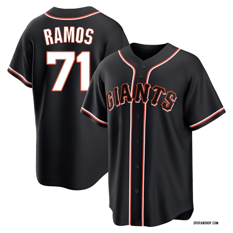 Replica Wilkin Ramos Men's San Francisco Giants Black Fashion Out Jersey