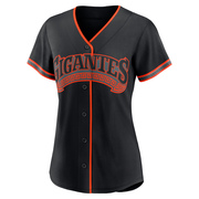Replica Wilkin Ramos Women's San Francisco Giants Black Alternate Jersey
