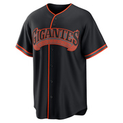 Replica Wilkin Ramos Youth San Francisco Giants Black Alternate Jersey